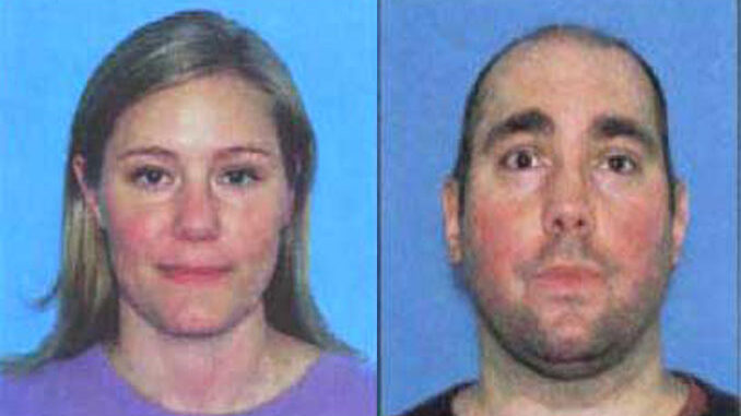 Photos of Amber Cremeens (left) and Tyler James Martin