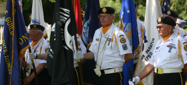 Memorial Day parade in Arlington Heights (unknown date, possibly 2012, CARDINAL NEWS)