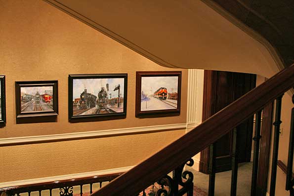 Union League Club Jackson & Federal stairway photo