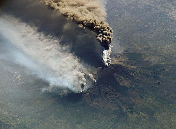 Mount Etna International Space Station