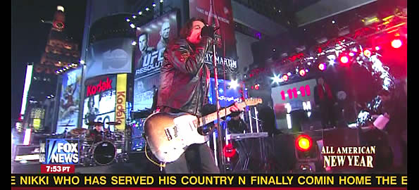 Rick Springfield New Year's Eve on Fox News 2011