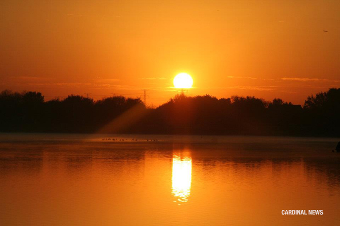 Sunrise at Lake Arlington on Tuesday, October 11, 2011