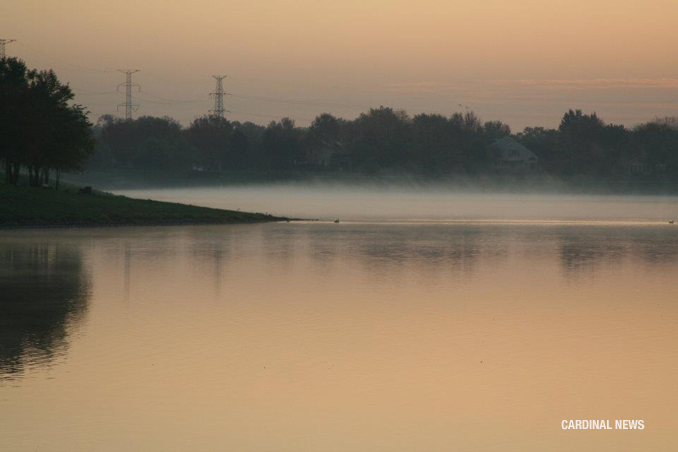 Sunrise at Lake Arlington on Tuesday, October 11, 2011