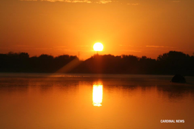 Sunrise at Lake Arlington on Tuesday, October 11, 2011