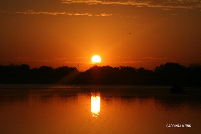 Sunrise at Lake Arlington on Tuesday, October 11, 2011