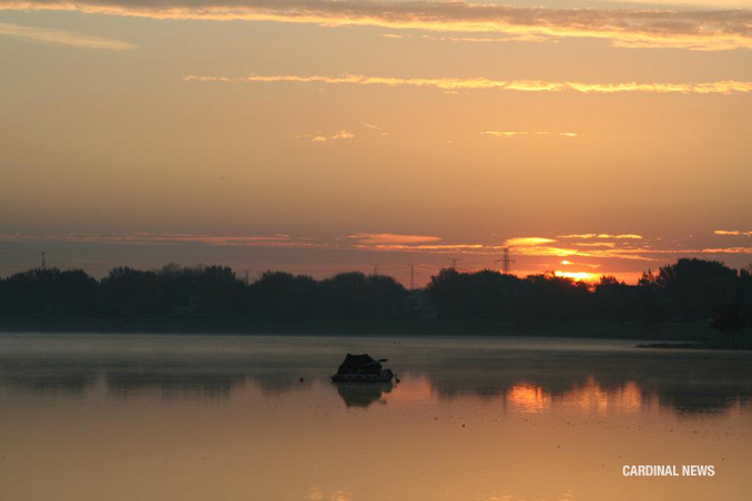 Sunrise at Lake Arlington on Tuesday, October 11, 2011