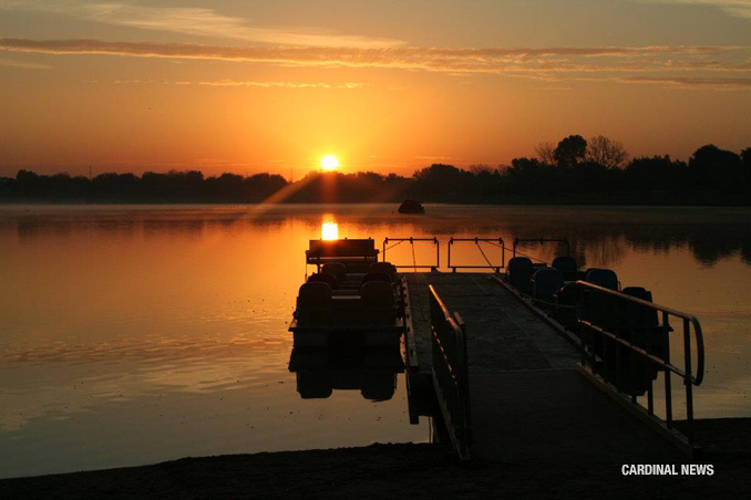 Sunrise at Lake Arlington on Tuesday, October 11, 2011