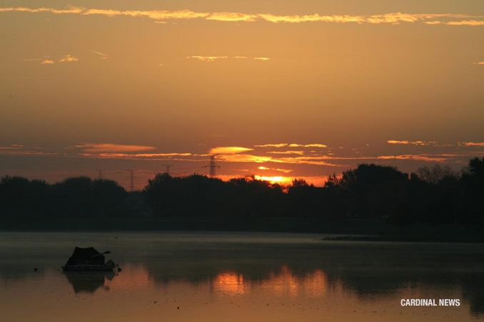 Sunrise at Lake Arlington on Tuesday, October 11, 2011