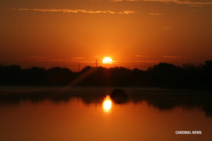 Sunrise at Lake Arlington on Tuesday, October 11, 2011