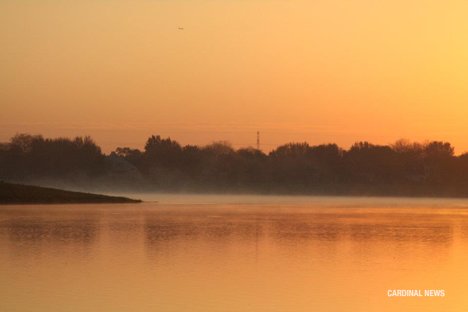 Sunrise at Lake Arlington on Tuesday, October 11, 2011