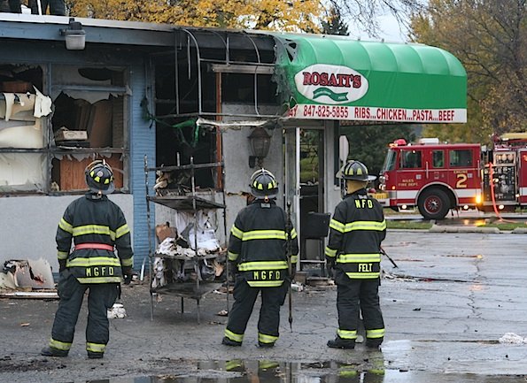 Rosati's Pizza Fire 11.03.2011 545PM CDT