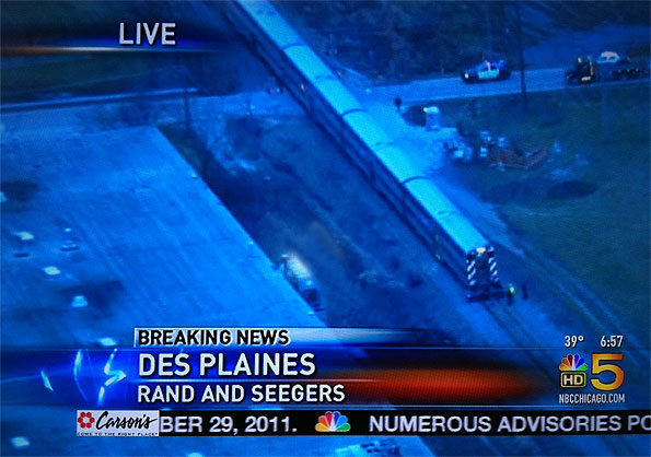 NBC 5 Chicago Metra Seegers crash