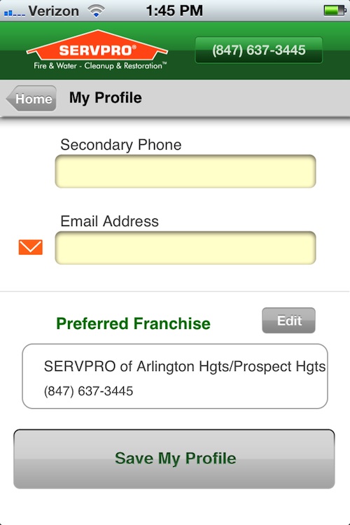 SERVPRO App