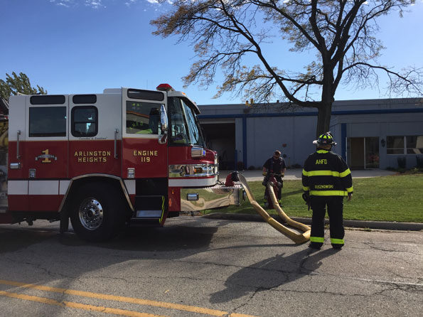 Engine 4 at hydrant