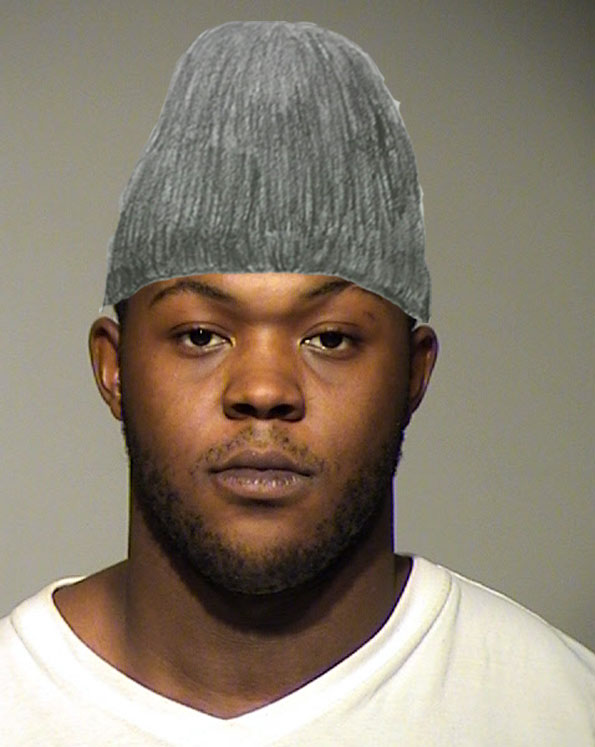 Terry A.J. Strickland homicide suspect with hat