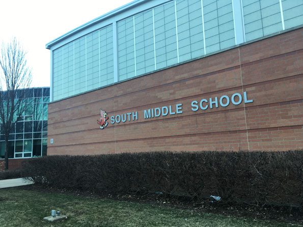 South Middle School Front Entrance South Middle School Front Entrance