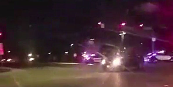 WheelngPolice SUVs blocking for shots fired