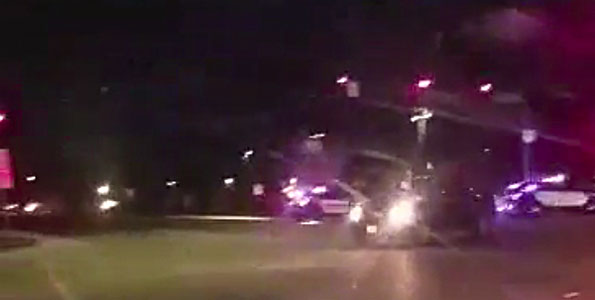 WheelngPolice SUVs blocking for shots fired