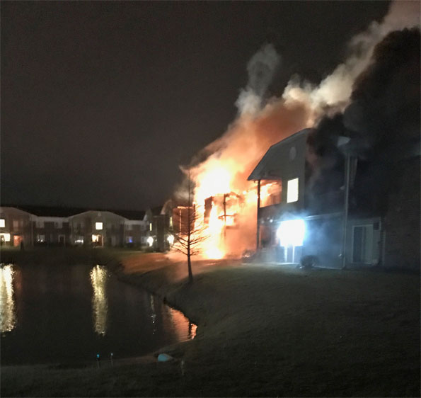 Willow Brook Apartments Fire Woodstock