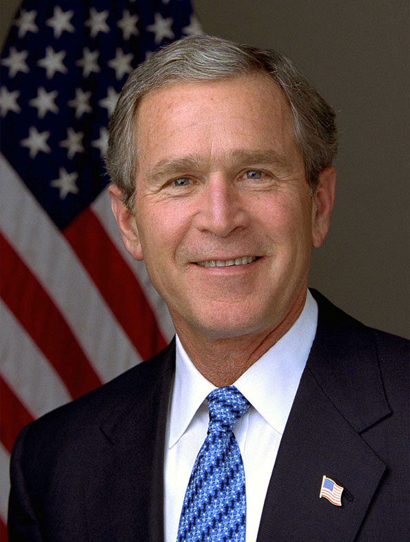 George W Bush Official Photograph Portrait