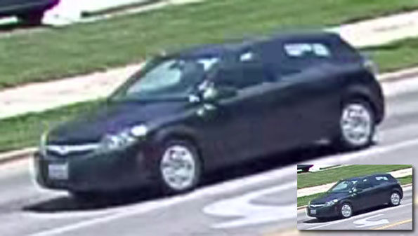 Actual Suspect Vehicle Yingying Zhang Kidnapping