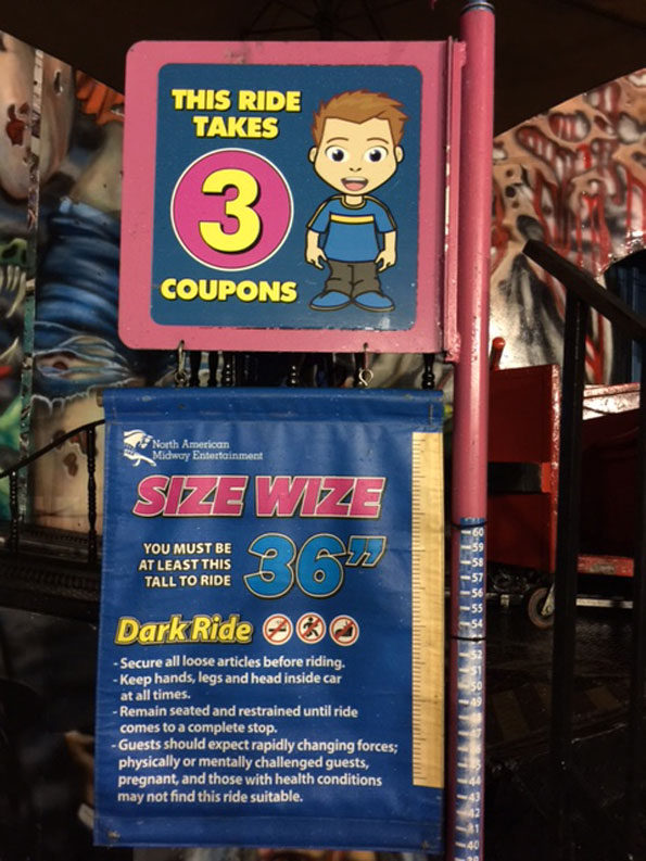Dark Ride Frontier Days Arlington Heights