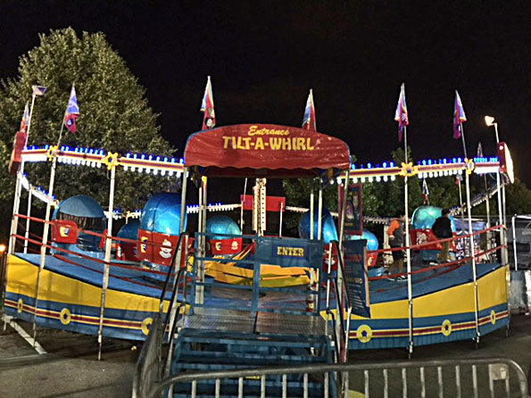 TILT-A-WHIRL Ride at Frontier Days Carnival Arlington Heights