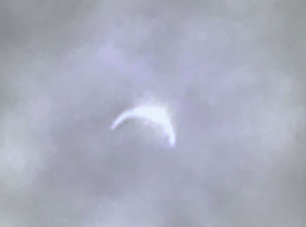 Solar Eclipse 2017: Crescent Sun in Arlington Heights Solar Eclipse 2017: Crescent Sun in Arlington Heights