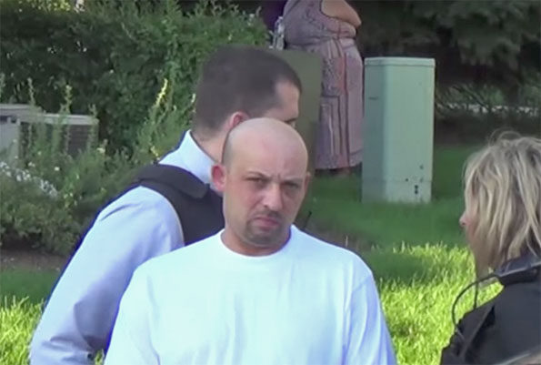 Suspect detained Cook County Sheriff's deputies and Arlington Heights police on scene at Ashton Apartments on Goebbert Road in Arlington Heights July 2015