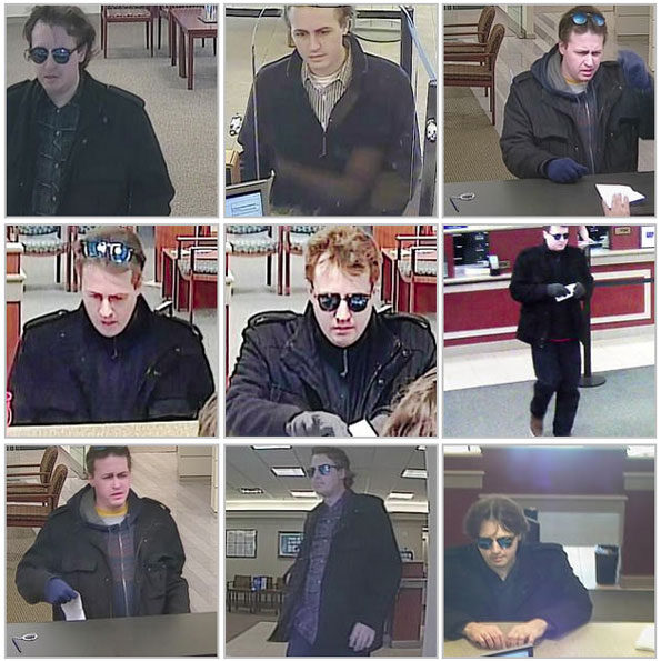 Serial bank robbery suspect Chicagoland