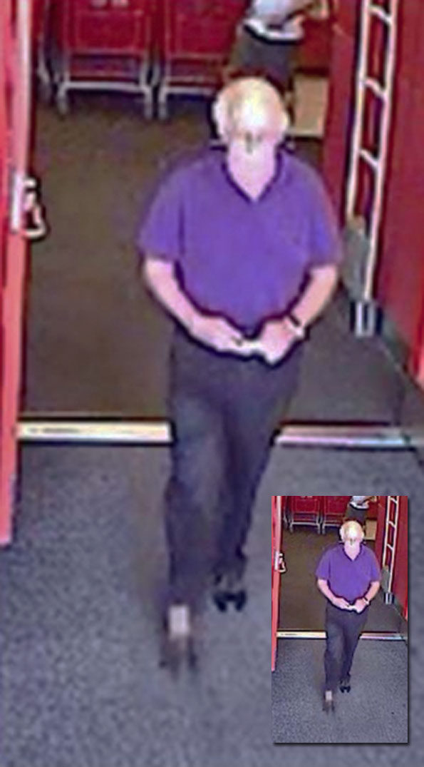 Target photo disorderly conduct suspect Arlington Heights