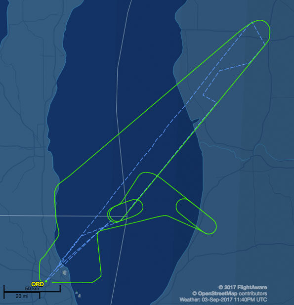 British Airways Flight 294 Route Map Return to O'Hare Flightaware