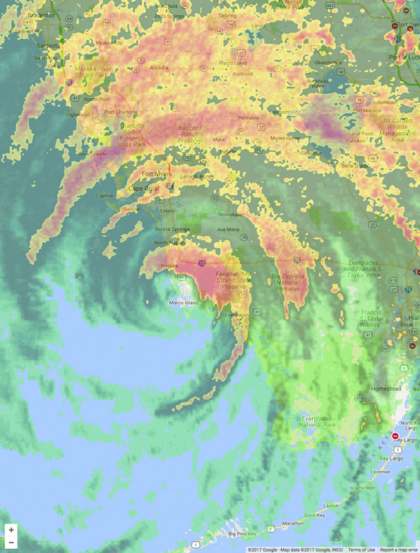 Hurricane Irma September 10 2017 425 PM EDT