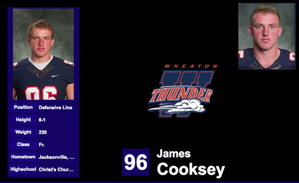 James Cooksey, Wheaton College Football hazing suspect