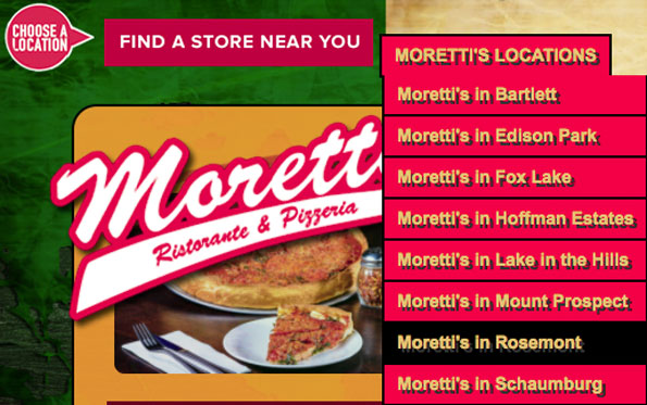 Morettis Location Menu Rosemont Morettis Location Menu Rosemont
