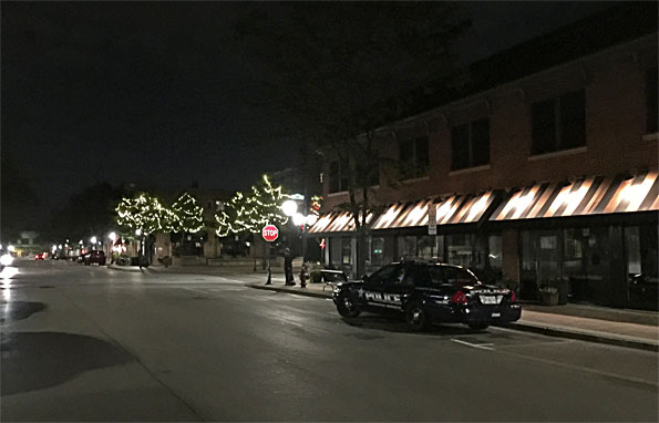 Arlington Heights Police on Watch on Campbell Street