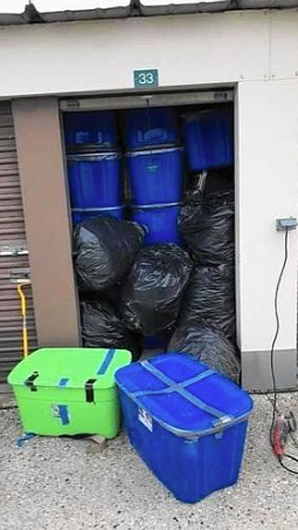 Marijuana Storage Locker Lake County