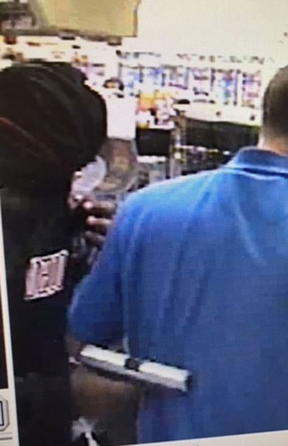 Silver handgun at Naperville Armed Robbery