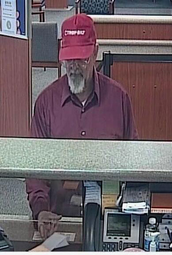 Do you know this man? Please call Rolling Meadows Police Department at 847-255-2416 with any information. He is wanted for bank robbery.