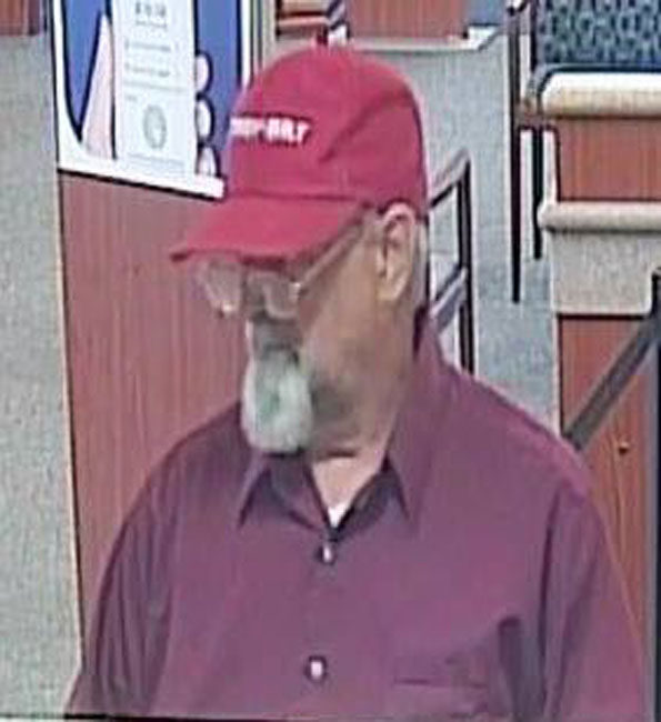 Do you know this man? Please call Rolling Meadows Police Department at 847-255-2416 with any information. He is wanted for bank robbery.