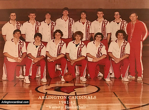 Arlington High School Basketball Team 1981-1982