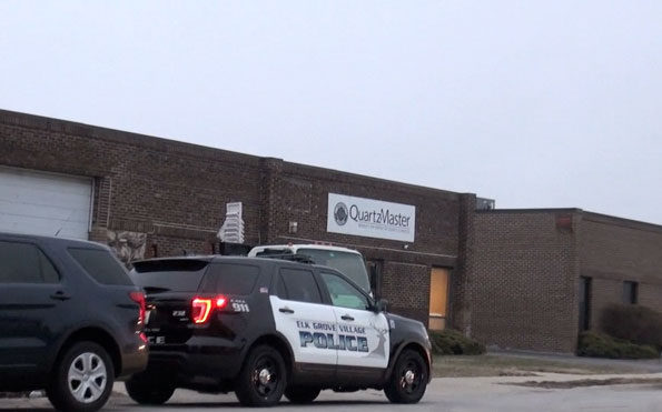 Elk Grove Village Police at Quartz Master for apparent accidental death investigation