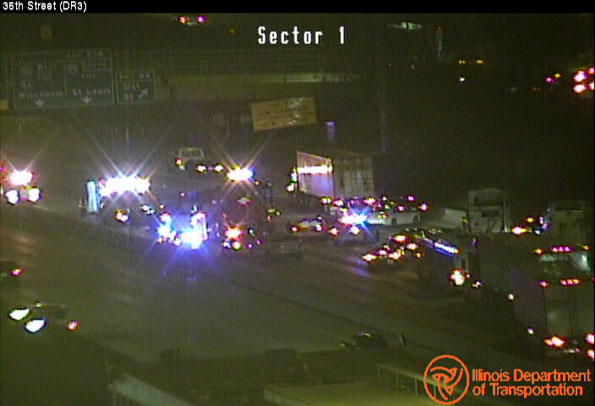 Dan Ryan Expressway Pedestrian Hit Dan Ryan Expressway Pedestrian Hit