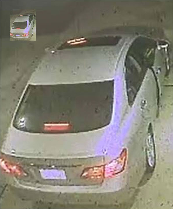 Vehicle associated with Shell gas station counterfeit cash investigation in Arlington Heights