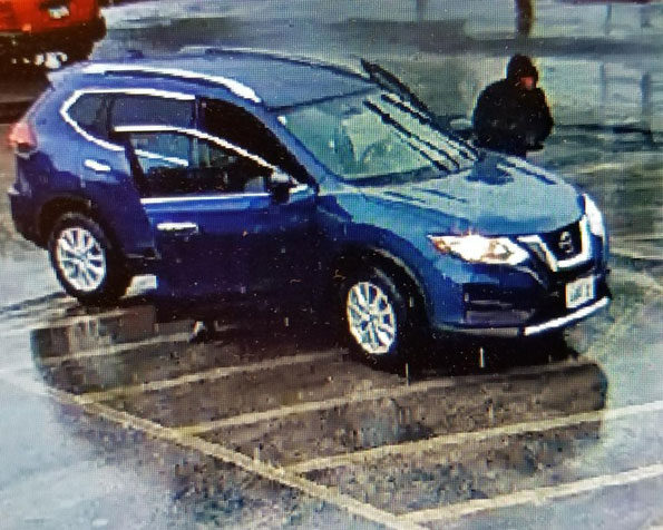 Gurnee Bank Robber's blue Nissan Rogue