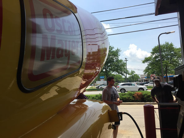 Oscar Mayer Wienermobile in Arlington Heights