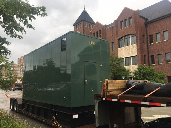 Arlington Heights Police Power Generator at Village Hall Arlington Heights Police Power Generator at Village Hall