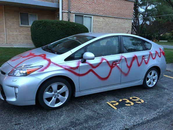 Car Vandalism Salem Apartments