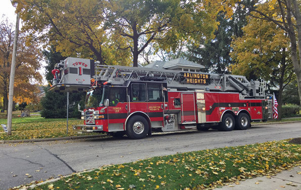 Arlington Heights Fire Department Tower Ladder 1