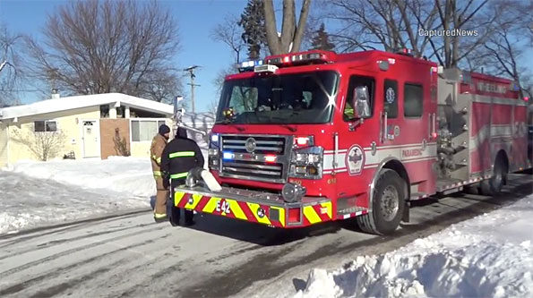 Wheeling Fire Engine 42 CO illness scene